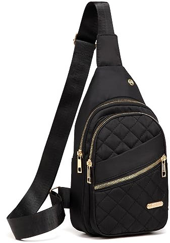 AOSTIHOT Kleiner Crossbody-Rucksack für Damen und Herren, Brusttasche, Tagesrucksack, Crossbody für Reisen, Sport, Laufen, Wandern