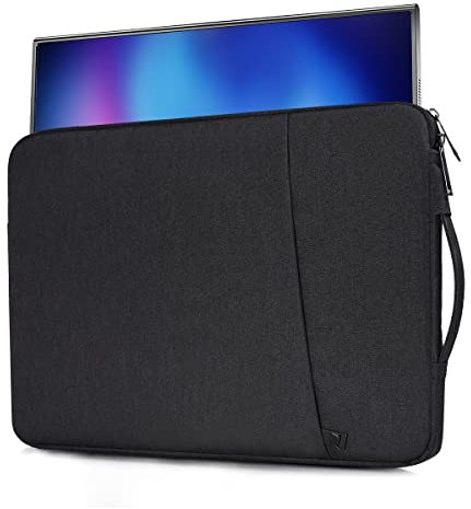 17.3 Inch Portable Monitor Sleeve Case Bag Compatible with ViewSonic Forhelp ZSCMALLS MNN Portable Monitor Carrying Pouch, Black