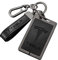 Aicharynic Porte-clé en silicone pour Tesla Model 3, modèle Y - Porte-cartes - Accessoire Tesla - Noir, Noir