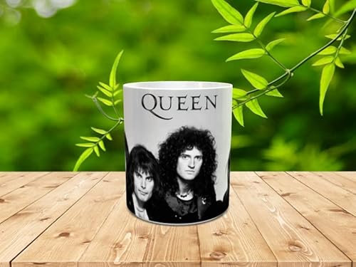Genérico Tazza Queen Integranti B/N. Ideale come regalo per tutti gli amanti del rock classico.