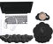 TAHUAON Cloud-Tastatur-Handgelenkauflage und Maus-Handgelenkstütze, Mauspad-Set, Memory-Schaum-Mauspad, ergonomisch, rutschfest, Handauflage, einfaches Tippen, Gaming für Laptop, Desktop-Computer