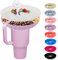 Incolumitas Stanley Snacktablett - Lebensmittelqualität Silikon Snackschale für 850 ml Cup Mit Strohhalm-Abdeckung - Zubehör für Stanley Tumbler