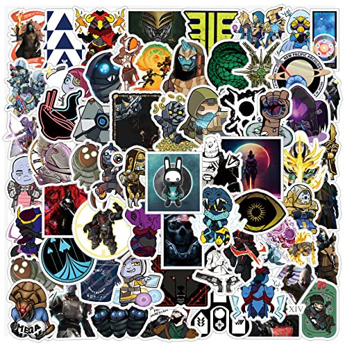 63pcs Cartoon Game Stickers,Vinyl Stickers, Water Bottles, laptops, Children, Adults, Teenagers, Girls, Mobile Phones, Skateboards, DIY Decorative Products, Party Gifts