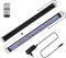 Izrielar Aquarium Beleuchtung LED, Aquarienbeleuchtung 30W, 24/7 Modus Aquarium Lampe, einstellbare Helligkeit, 10-stufiges Dimmen, für 90-120cm Süßwasser-Aquarien, Mehrere Wettermodus