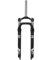 Nero 20/26 Pollici Fat Fork Mountain Bike Forcella Ammortizzata a Molla 85mm Viaggio 4.0 Pneumatico QR 135mm MTB Snow Beach Forcella per Bicicletta,26''