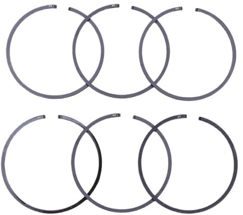 Kit De Anillos De Pistón Lote de 6 uds. De anillos de pistón de 45mm X 1,2mm, pieza de repuesto for motosierra Husqvarna 353 350 537253002