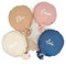 Stoffballon Kinderzimmer Dekoration, Babyzimmer Deko Beige, Stoffballon mit Name personalisiert, Luftballon Wanddeko, Wandbehang Kinderzimmer