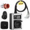 dé Wallbox 11kW 16A EV Charger mit Typ 2 Steckdose und Offenes Ende, 11kW Mobile Ladestation mit Stromzähler, RFID-Karte für ID.4 ID.5, Model Y, Model 3, e-up, e-tron, andere EV und PHEV
