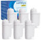 EVERSPRING Wasserfilter Kaffeevollautomat für Siemens® Wasserfilter EQ Series, EQ3/EQ6/EQ9, EQ500, S700, Brita® Intenza 575491, Bosch® TCZ7003, TCZ7033, NSF-zertifizierter, 6 stück