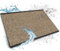Floordirekt Schmutzfangmatte auf Maß, 200 x 500 cm, Ocker-Schwarz, Fußmatte, Türmatte Eingangsbereich, Fußabtreter, Türvorleger, Sauberlaufmatte, Meterware, Sky