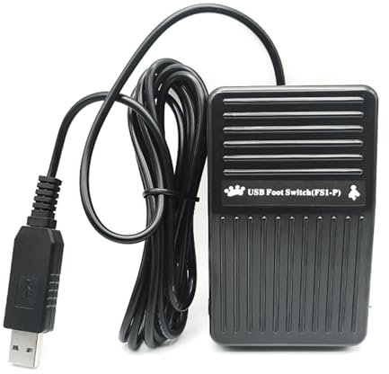 CHIZISX MultiFunctional USB Foot Pedal With Personalizes Key Binding For Diverses Desktop Applications Video Editing Tool