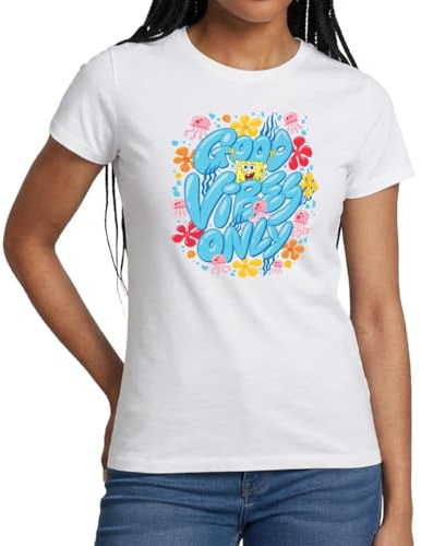 Bob l'Éponge Good Vibes Only T Shirt Femme