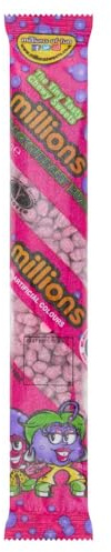 Deliciously Tangy Blackcurrant Buzz Flavour Millions Sweet 55g