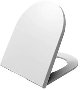 BADfabrik24 WC Sitz Barat 3 – passend für Subway WC 2.0 & 3.0, oval, weiß ähnlich RAL 9016, Duroplast mit Edelstahl-Scharnieren, Softclose Absenkautomatik, pflegeleicht & langlebig