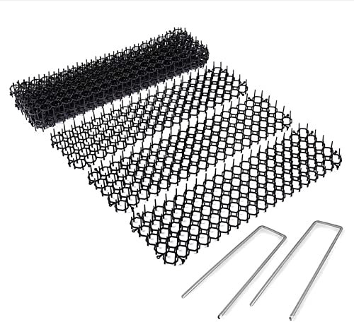 Hztyyier Mats Repelentes Espiga Disuasoria para Detener a los Gatos y Perros Garden Proteger la Tira para la Planta de Jardín