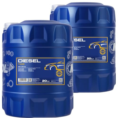 SCT Germany 2x 16144000000 Öl | Acea E3/B3/A3 228.3/229.1 505.00/501.01, Mannol 7402 Diesel 15W-40