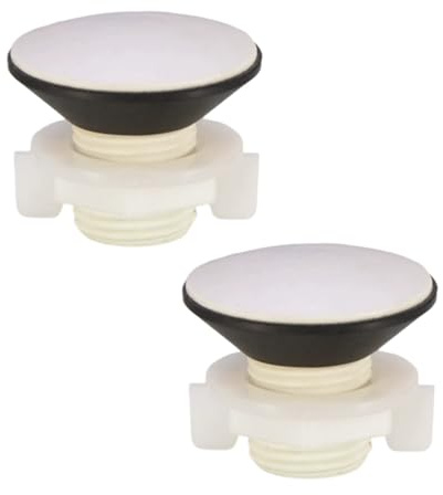 2Pcs Water Tower Plug Set Reliable Toilet Plug Inside Tank Kit Essential Toilet Parts Plastic Connector for Plumbing Maintenance and Household Repair