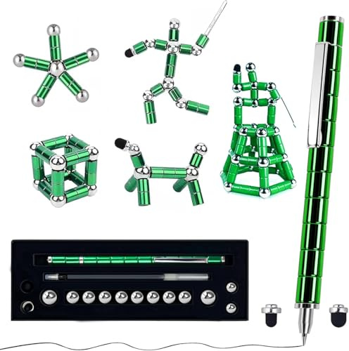 Oudizz Fidget Pen, Dekompressions-Magnetstift, Coole Fidget-Spielzeuge zum Stress und Angstabbau, Sensorische Spielzeuge, Ideale Ausgefallene Geschenke für Männer und Frauen Erwachsene