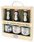 Bier Holz-Geschenkbox Schorsch, 3 verschiedene Biere von Schorschbräue (3 x 0,33 l)