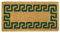 OLIVO.shop | IMPERIALE Zerbino cocco naturale alto 4 cm, intrecciato a mano, 4 disegni 4 misure (VERDE, 70x140 Cm)