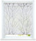 ESLIR Raffrollo ohne Bohren Raffgardine Transparent mit Ösen Gardinen mit U-Haken Ösenrollo Modern Vorhänge Weiß-Grau BxH 60x140cm 1 Stück