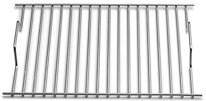 BRISA VW Collection - Volkswagen Grillrost für Feuer-Korb-Grill-Schale aus Corten-Stahl in Getränkekistenform (Silber)