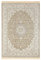 Nouristan Naveh Orient Teppich – Wohnzimmerteppich Orientalisch Kurzflor mit Fransen Vintage Orientalischer Samt-Teppich für Esszimmer, Wohnzimmer, Schlafzimmer – Olivgrün Grau, 135x195cm