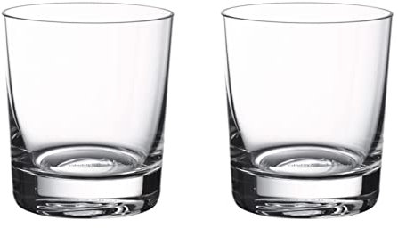 Villeroy & Boch - Purismo Wasserglas 2-teilig 200 ml Klar, Spülmaschinenfest, Kleine Gläser, Trinkgläser Set, Wassergläser Set, Kristallgläser, Kristallglas