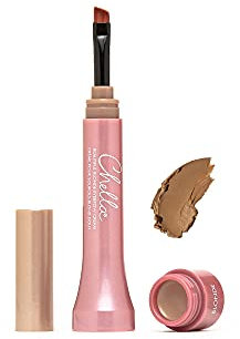 Chella Eyebrow Cream, Beautiful Blonde - Vegan, Cruelty Free, Paraben Free, Gluten Free - Long Wearing, Velvet Consistency, Water Resistant