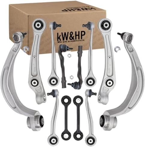 KIT 12PZ BRACCI BRACCETTI OSCILLANTI COMPLETO SOSPENSIONI ANTERIORI PER A4 A4 AVANT 8K B8 A5 8T 8F Q5 8R