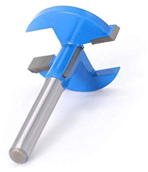 Pilang Zxxin-Punta della Fresa, T-Slot T-Track scanala Router Bit Codolo for la Lavorazione del Legno Scalpello Cutter 1/4 6mm 1pcs, Accessori (Cutting Edge Length : 6mm Shank)