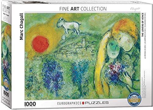 empireposter Marc Chagall - Die liebenden von Venedig - 1000 Teile Puzzle Format 68x48 cm