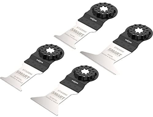 SMART Bi-Metall und Rapid Holzklingenset - 4er Pack - Professional Series - Starlock Passung - Hohe Qualität