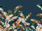 Rasch Tapeten Vliestapete (Botanical) Blau 3,00 m x 4,00 m Florentine III 485950
