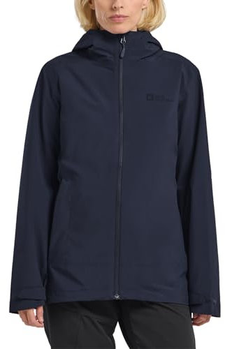 Jack Wolfskin Damen Moonrise 3in1 Jkt W Jacket, Night Blue, XS EU