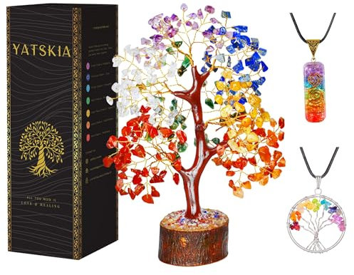Crystal Tree - Seven Chakra Tree - Bonsai Tree - Healing Crystals - Crystals and Gemstones - Home Decor - Spiritual Gifts