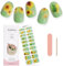 Kalolary Gel Nail Polish Strips, Nail Gel Art Sticker Waterproof Full Nail Wraps Decal Sets with Nail File and Stick for Women Girls Nail Art Decor (UV/LED Lamp Required) (Sunflower Green)