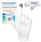 Migliore Wear 5 Pairs White Cotton Gloves for Eczema with Touchscreen Fingers, Moisturising for Dry Hands, Hand Care, Jewelry Inspection, Eczema Gloves for Adults with 1 Free Wash Bag