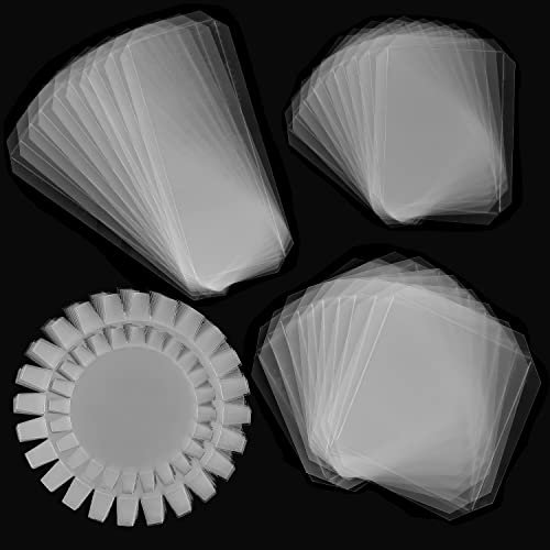 50 Stück flache Shaker-Abdeckungen für Kartenherstellung, quadratisch, rund, flach, Shaker-Abdeckungen für Shaker-Kartenherstellung,Acetat-Blätter, Kunsthandwerk, Projekte, DIY, Scrapbooking-Zubehör