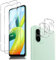 Holilo Para XIAOMI Redmi A1【2+2 Piezas】 Protector de Pantalla Cristal Templado + Protector cámara, 9H Dureza HD Vidrio Templado Anti-Arañazos Sin Burbujas Glass Screen Protector