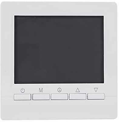 Oikabio Termostato de calefacción de caldera de , regulador de temperatura azul para calderas semanalmente programable