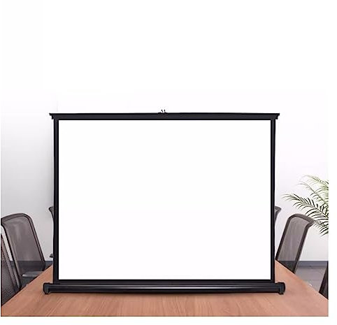 Beamer Leinwand Projektor-Leinwand For Herunterziehen, 20/30/40/50 Zoll, Filmprojektionsleinwand For Den Innenbereich, Langlebige Faltbare Leinwand For Präsentationen, Bildung, Öffentliche Präsentatio