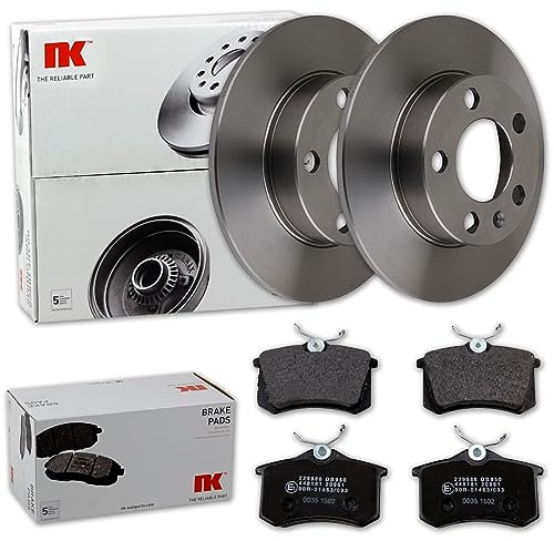 NK Bremsscheiben + Beläge hinten passend für A1 A3
