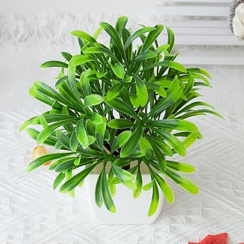SPORTARC Simulierte Pflanze Indoor und Outdoor Dekorative Topf Arhat Gras Topfpflanze