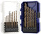 COMOWARE Cobalt Drill Bit Set- 21Pcs M42 High Speed Steel Twist Jobber Length for Hardened Metal, Stainless Steel, Cast Iron and Wood Plastic with Indexed Storage Case, 1/16-1/2