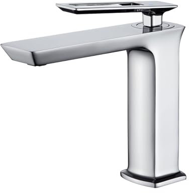 BEITH Robinet Lavabo, Moderne Mitigeur Lavabo, Conception Creuse Robinet Salle de Bain, 59A Corps en Laiton Mitigeur de Salle de Bain, Anticorrosion et Durable, pour Salles de Bains, Hôtels