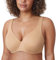 DELIMIRA Women's Minimiser Bra Plus Size Non Padded Underwired Seamless Comfort Bras Warm Beige 36D