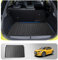 SHAOHAO kompatibel mit Peugeot 208 P21 II 2020-2023 2024 Auto Stiefel Schutz Matte Kofferraum Schutzmatte Auto Zubehör Stamm Stiefel Matten Pad Innen Wasserdicht Verschleißfest Peugeot 208