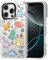 MOSNOVO Case for iPhone 16 Pro, [Buffertech 6.6ft Military-Grade Drop Protection] [Anti Peel Off Tech] Clear TPU Bumper Phone Case Cover Design - Dinosaur Land