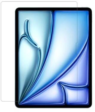 Lobwerk Schutzglas Folie für Apple iPad Air 13 2024 M2 13 Zoll Tablet Display Schutz Displayglas